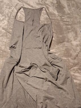 Gray Racerback Tank Onsie